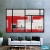 VERRIERE ART DECO - L x H : 1700 x 1250 mm - LAQUÉ NOIR 9005 GRANITÉ vadeco_noire_claire_28133215