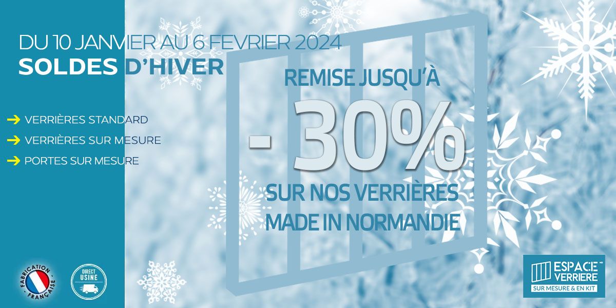 SOLDES D'HIVER 30% DE REDUCTION SUR TOUS NOS PRODUITS